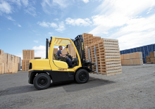 навантажувач з вилковим захватом LPG Hyster H4.0FT5