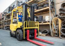 навантажувач з вилковим захватом LPG Hyster H4.0UT 
