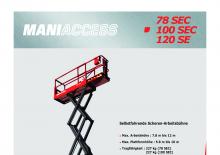 Ножичні підйомники колісні Manitou 78 SEC