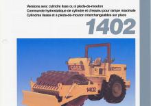 одновальцові дорожні катки Case 1402D