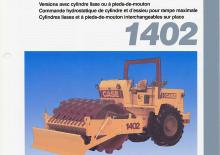 одновальцові дорожні катки Case 1402PD