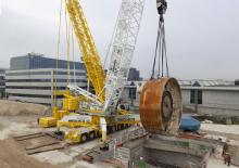 Пересувні крани – решітчаста стріла Liebherr LG 1750