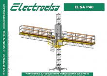 підйомник щоглового типу з робочою платформою Electroelsa ELSA P40