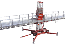 підйомник щоглового типу з робочою платформою Scanclimber SC 1300 E