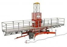 підйомник щоглового типу з робочою платформою Scanclimber Kosmos SC4000
