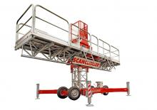 підйомник щоглового типу з робочою платформою Scanclimber Maxus SC5000