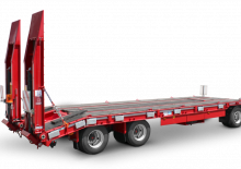 Причепи низькі Schwarzmüller 3-axle low loader trailer with straight platform