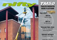 Автомобільні підйомники з шарнірною стрілою Niftylift TM 50