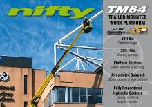 Автомобільні підйомники з шарнірною стрілою Niftylift TM 64