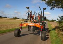 Причіпні валкоутворювачі (барабанні граблі) Kubota RA2580