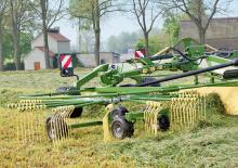 Причіпні валкоутворювачі (барабанні граблі) Krone Swadro TS 740
