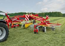 Причіпні валкоутворювачі (барабанні граблі) Pöttinger Top 852 C s-line