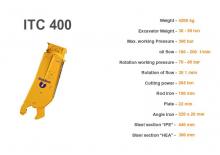 Різаки для сталевого брухту Italdem ITC 400