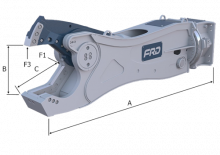 Різаки для сталевого брухту FRD VR-15ER-2 
