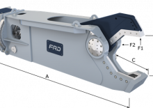 Різаки для сталевого брухту FRD VR100ER 