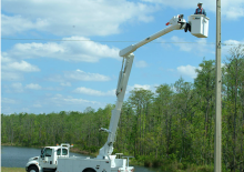 Причіпні підйомники з шарнірною стрілою Altec AN60