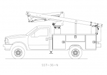 Причіпні підйомники з шарнірною стрілою Versalift SST-36-N