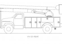 Причіпні підйомники з шарнірною стрілою Versalift VN-50-I 