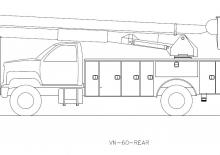 Причіпні підйомники з шарнірною стрілою Versalift VN-60-I 