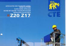 Причіпні підйомники з шарнірною стрілою CTE Z 17