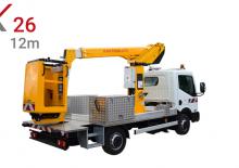 Автовишки з телескопічною стрілою Klubb K26