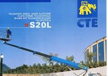 Автовишки з телескопічною стрілою CTE S 20 L