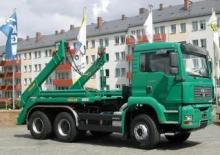 самоскиди з підйомною платформою Meiller AK 16 MT