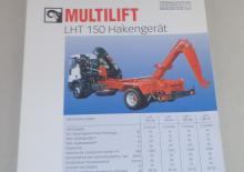 самоскиди зі знімною платформою Multilift LHT 150.41