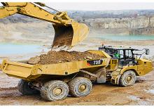 Шарнірні самоскиди Caterpillar 730