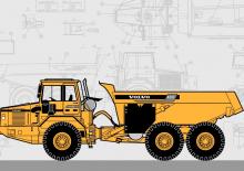 Шарнірні самоскиди Volvo A30C