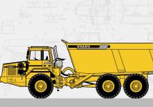 Шарнірні самоскиди Volvo A35C