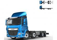 стійке шасі DAF CF 370 FAX