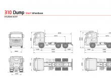 стійке шасі Hyundai Commercial Vehicles H380.310 D6HA40A