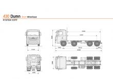 стійке шасі Hyundai Commercial Vehicles H380.430 D6HA3H