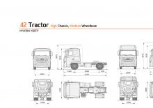 стійке шасі Hyundai Commercial Vehicles H420.400 D6HA3H