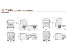 стійке шасі Hyundai Commercial Vehicles H420.400 D6HA42