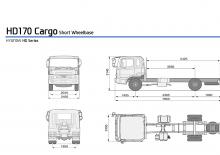 стійке шасі Hyundai Commercial Vehicles HD170 4x2 D6AV