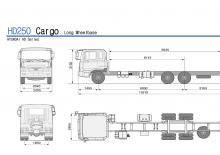 стійке шасі Hyundai Commercial Vehicles HD250 6x4 D6AC