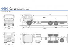 стійке шасі Hyundai Commercial Vehicles HD260 6x4 D6AC