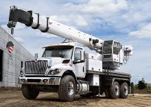стійке шасі International HV607 107 Crew Cab Cummins L9