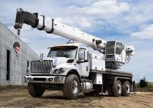 стійке шасі International HV607 107 Extended Cab Cummins B6.7