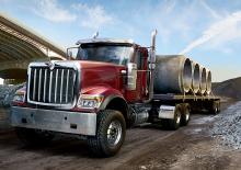 стійке шасі International HX520 120 Day Cab Cummins ISX15