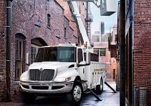 стійке шасі International MV60H 107 Extended Cab Cummins L9