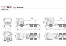 стійке шасі Hyundai Commercial Vehicles Q340.310 D6HA40A