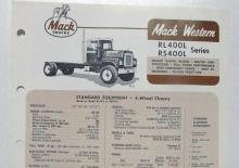 стійке шасі Mack RL400LS CA49 Cummins VB-210 6x2