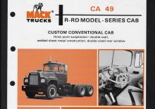 стійке шасі Mack RL457L CA49 1160 4x2