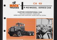 стійке шасі Mack RL483L CA49 6V-53N 4x2