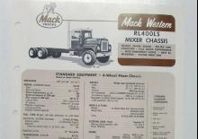 стійке шасі Mack RL491LS CA49 Cummins VB-210 6x2