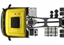 стійке шасі DAF XFC 410 FAT