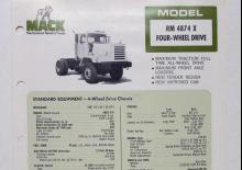 Тягачі Mack RM 4874 X CA49 ET477 4x2